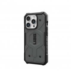 Apple iPhone 15 Pro Coque Urban Armor Gear Pathfinder Étui haut de gamme  MagSAFE  Argenté