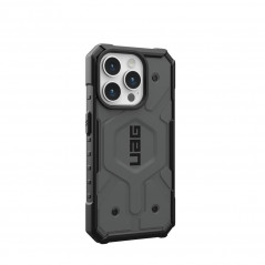 Apple iPhone 15 Pro Coque Urban Armor Gear Pathfinder Étui haut de gamme  MagSAFE  Argenté