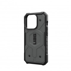 Apple iPhone 15 Pro Coque Urban Armor Gear Pathfinder Étui haut de gamme  MagSAFE  Argenté