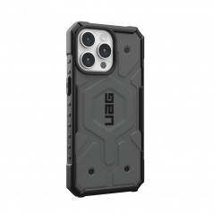 Apple iPhone 15 Pro Max Coque Urban Armor Gear Pathfinder Étui haut de gamme  MagSAFE  Argenté
