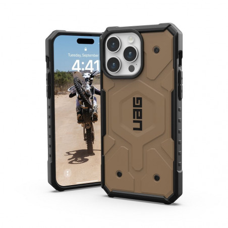 Apple iPhone 15 Pro Max Coque Urban Armor Gear Pathfinder Étui haut de gamme  MagSAFE  Terre sombre