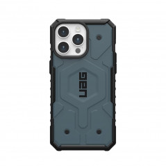 Apple iPhone 15 Pro Max Coque Urban Armor Gear Pathfinder Étui haut de gamme  MagSAFE  Bleu nuage