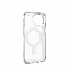 Apple iPhone 15 Coque Urban Armor Gear Plyo Étui haut de gamme  MagSAFE  Blanc glacé