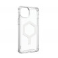 Apple iPhone 15 Plus Coque Urban Armor Gear Plyo Étui haut de gamme  MagSAFE  Blanc glacé