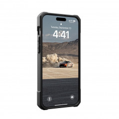 Apple iPhone 15 Pro Max Coque Urban Armor Gear Monarch Étui haut de gamme  MagSAFE  Noir kevlar