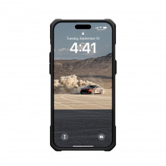 Apple iPhone 15 Pro Max Coque Urban Armor Gear Monarch Étui haut de gamme  MagSAFE  Noir kevlar