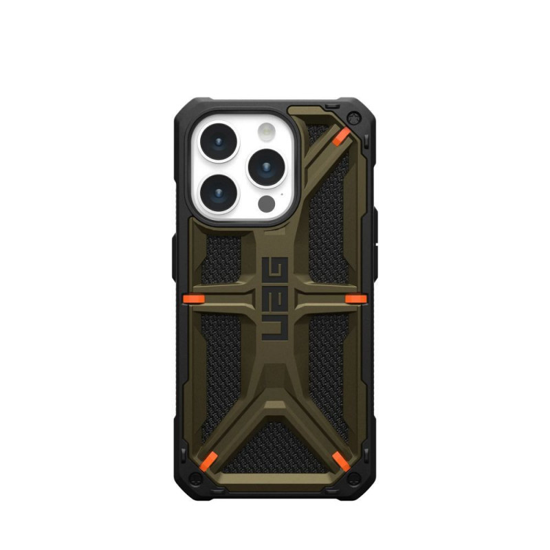Apple iPhone 15 Pro Coque Urban Armor Gear Monarch Étui haut de gamme  MagSAFE  Vert
