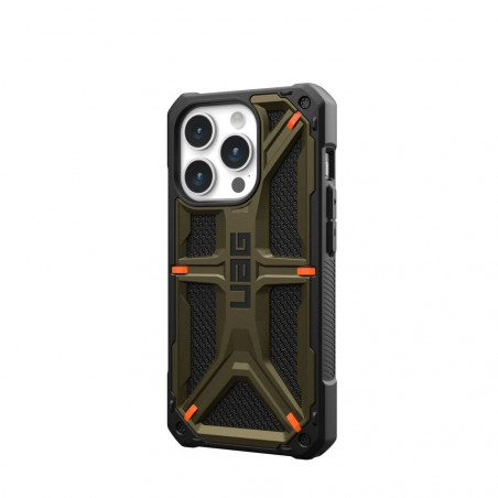 Apple iPhone 15 Pro Coque Urban Armor Gear Monarch Étui haut de gamme  MagSAFE  Vert