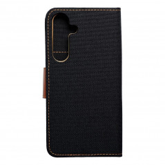 Samsung Galaxy S24 PLUS Portefeuilles Canvas Book Noir
