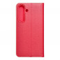 Samsung Galaxy S24 Portefeuilles LUNA Book Gold Élégant  Rouge