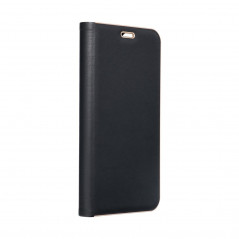 Samsung Galaxy S24 PLUS Portefeuilles LUNA Book Gold Élégant  Noir