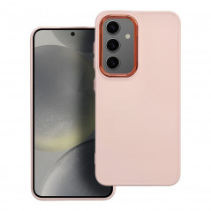 Samsung Galaxy S24 Coque FRAME Élégant  Rose poudré
