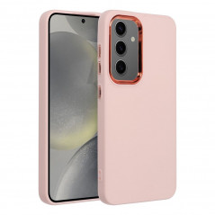 Samsung Galaxy S24 Coque FRAME Élégant  Rose poudré