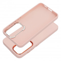 Samsung Galaxy S24 Coque FRAME Élégant  Rose poudré