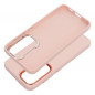 Samsung Galaxy S24 Coque FRAME Élégant  Rose poudré