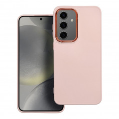 Samsung Galaxy S24 PLUS Coque FRAME Élégant  Rose poudré
