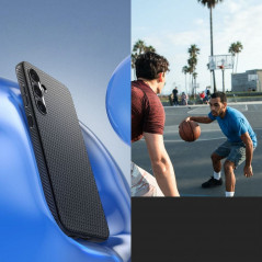 Samsung Galaxy S23 FE Coque Spigen  Liquid Air Noir mat