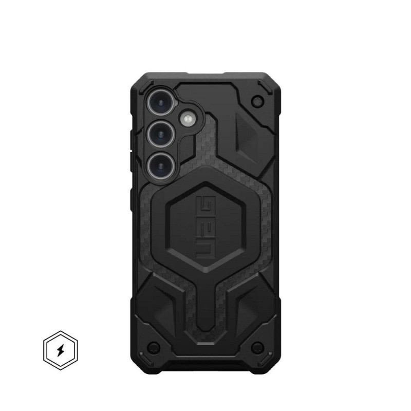 Samsung Galaxy S24 Coque Urban Armor Gear Monarch Pro MagSAFE  Fibre de carbone