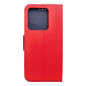 XIAOMI Redmi Note 13 5G Portefeuilles Fancy Book Rouge / Marine