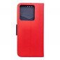 XIAOMI Redmi Note 13 Pro 5G Portefeuilles Fancy Book Rouge / Marine
