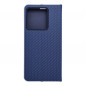 XIAOMI 13T Portefeuilles LUNA Book Carbon Fibre de carbone, Élégant  Bleu