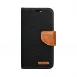 Samsung Galaxy S23 FE Portefeuilles Canvas Book Noir 