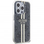 Apple iPhone 15 Pro Coque Guess 4G Gold Stripe Élégant  Noir