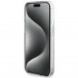 Apple iPhone 15 Pro Max Coque Guess 4G Gold Stripe Élégant  Brun