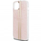 Apple iPhone 15 Plus Coque Guess 4G Gold Stripe Élégant  Rose