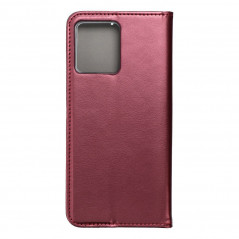 Motorola Moto G84 Portefeuilles Smart Magneto book Bourgogne