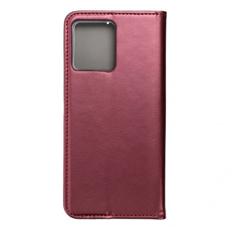 Motorola Moto G84 Portefeuilles Smart Magneto book Bourgogne
