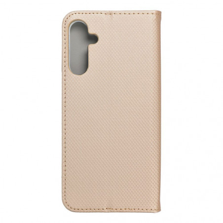 Samsung Galaxy A15 LTE Portefeuilles Smart Case Book Or