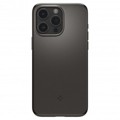 Apple iPhone 15 Pro Max Coque Spigen Thin Fit Gris bleuâtre foncé
