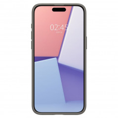 Apple iPhone 15 Pro Max Coque Spigen Thin Fit Gris bleuâtre foncé