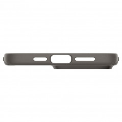 Apple iPhone 15 Pro Max Coque Spigen Thin Fit Gris bleuâtre foncé