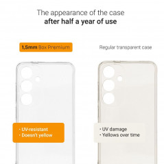 Honor X7a Coque 1,5mm Box Premium Transparent
