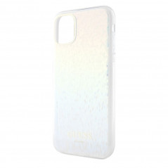 Apple iPhone 11 Coque Guess IML Faceted Mirror Élégant  Disco irisé