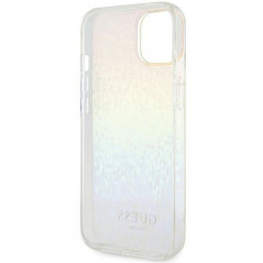 Apple iPhone 12 Coque Guess IML Faceted Mirror Élégant  Disco irisé