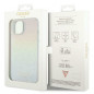 Apple iPhone 12 Coque Guess IML Faceted Mirror Élégant  Disco irisé