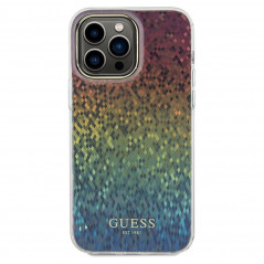 Apple iPhone 13 Pro Max Coque Guess IML Faceted Mirror Élégant  Disco irisé