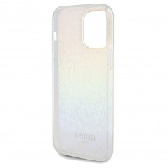 Apple iPhone 13 Pro Max Coque Guess IML Faceted Mirror Élégant  Disco irisé