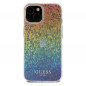 Apple iPhone 14 Coque Guess IML Faceted Mirror Élégant  Disco irisé