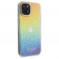 Apple iPhone 14 Coque Guess IML Faceted Mirror Élégant  Disco irisé