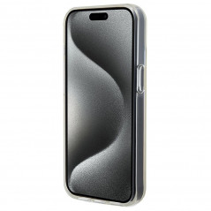 Apple iPhone 14 Coque Guess IML Faceted Mirror Élégant  Disco irisé