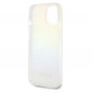 Apple iPhone 14 Coque Guess IML Faceted Mirror Élégant  Disco irisé