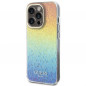 Apple iPhone 14 Pro Max Coque Guess IML Faceted Mirror Élégant  Disco irisé