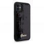 Apple iPhone 11 Coque Guess Sequin Script Metal Élégant  Noir