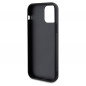 Apple iPhone 12 Coque Guess Sequin Script Metal Élégant  Noir