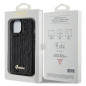 Apple iPhone 14 Coque Guess Sequin Script Metal Élégant  Noir