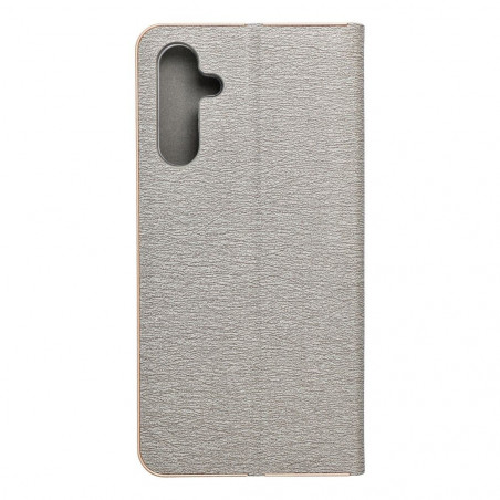 Samsung Galaxy A15 LTE Portefeuilles LUNA Book Gold Élégant  Argenté